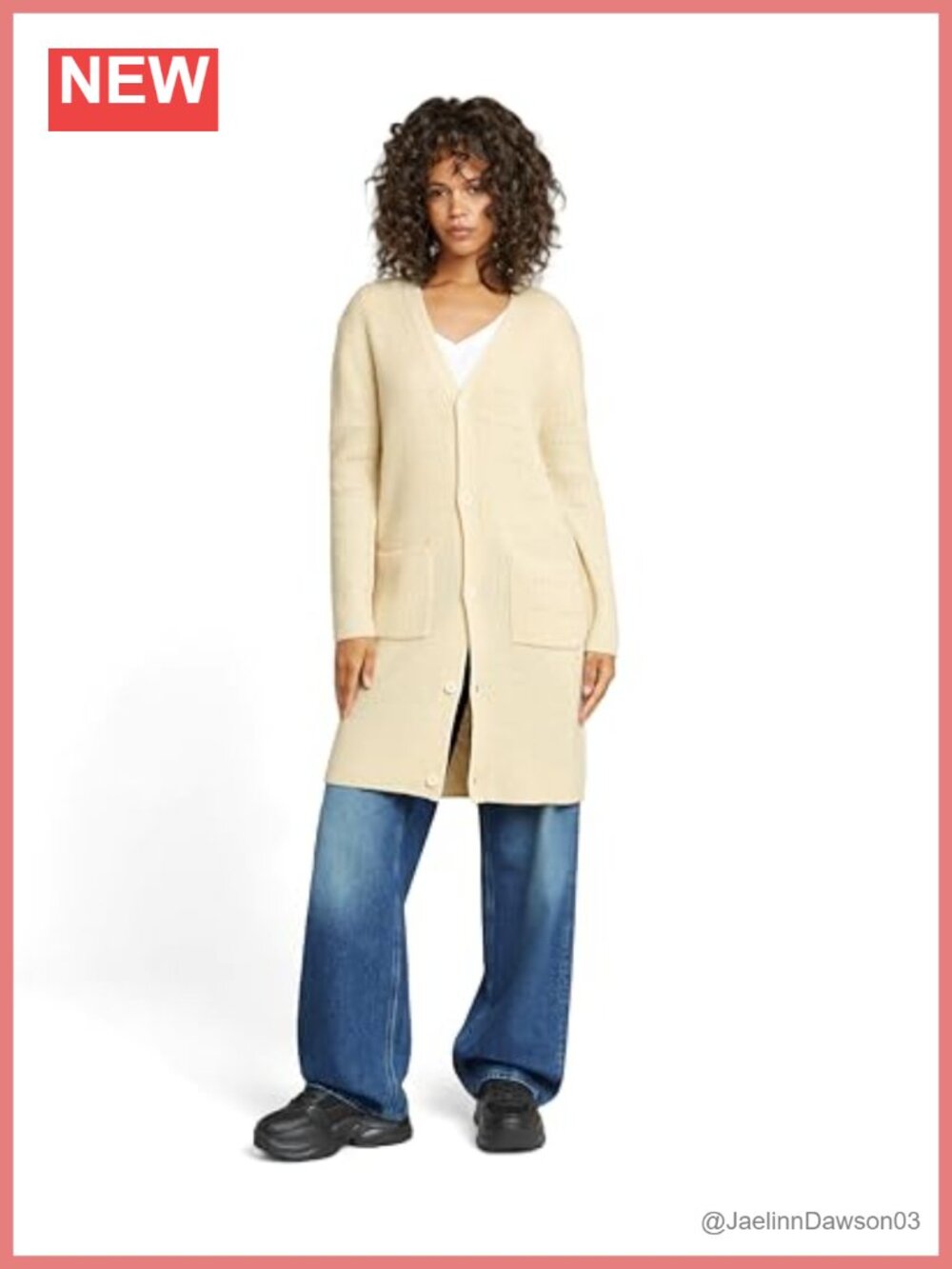 Women's Long Sleeve Turtleneck Cardigan Knit Acrylic Wool